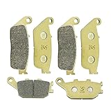 S SYUU Motorcycle Front Rear Brake Pads Compatible with Honda CBR600 CBR 600 F3 1995 1996 1997 1998 / CBR 600F CBR600F CBR 600 F 1995 1996 1997 1998, Front Rear Replacement Brake Pads, FA226F FA174R