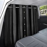 ZATOOTO Campervan Car Divider Privacy Curtains, Removable Camper Van Curtains for Travel Camping Sleeping, Oxford Fabric Car Blackout Window Covers Sun Shades, 107 * 161cm (Medium Size)