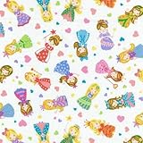 Fat Quarter Once Upon A Time Princesses Quilting Fabric Nutex
