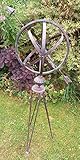 Inspirational Gifting Beautiful Verdigris Decorative Metal Armillary Sphere Globe Garden Sculpture - 105cm tall!