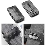 Newseego Car Seat Belt Clips Adjuster, Seat belt Clips | Smart Adjust Seat Belts to Relax Shoulder Neck Give You a Comfortable and Safe Experience | 2PCS Black