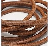 Couling SINGER 29K SEWING MACHINE TREADLE BELT + Clip REAL LEATHER 78" x 3/8" (2m x 8mm)