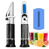 V·RESOURCING 0~32% Brix Meter Refractometer, Portable Hand Held Refractometer for Sugar Content Test