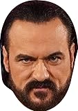 Drew McIntyre Celebrity Face Mask – WWE Wrestling Star Fancy Dress Costume Prop for Sports Party Hen Stag Do Accessory