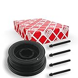 febi bilstein 33602 Pulley Decoupled, for crankshaft with screws, Pack of 1