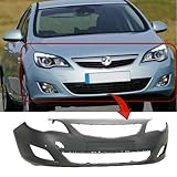 TVP Trade Vehicle Parts.co.uk Compatible With Front Bumper Primed With Sensor Holes Vauxhall Astra J 5Dr 2009-2012