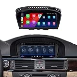 8.8″ Carplay Android Auto Touchscreen Car Radio for BMW BMW 3/5/6 Series E60/E61/E63/E64/E90/E91/E92/E93 CCC System Multimedia Car Stereo Screen Display Receiver (Right-hand drive)