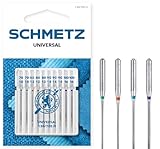 SCHMETZ | 10 Sewing Machine Needles | Universal | 130/705 H | Size 70/10-100/16