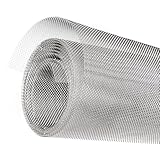 304 Stainless Steel Wire Mesh Roll 2.5 Metre x 300mm, Rodent mesh/Metal Mesh/Window Screen Mesh, Prevent Mouse Mice Snakes Hornets Rodents Entering,Easy to Cut and Install