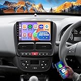 2G+64G Android 14 Car Stereo Radio for Fiat Doblo 2010-2015, for Opel Vauxhall Combo 2011-2018 Wireless CarPlay Android Auto 9inch Touch Screen 2 DIn GPS Navi Head Unit Bluetooth FM RDS EQ Mirror Link