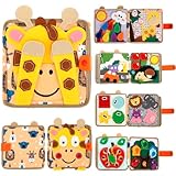 Gatphy Felt Quiet Book Montessori Sensory Toys for 1 2 3 Year Old Kids Busy Board for Toddlers Montessori Preschool Busy Board Toy Preschool Learning Activities Educational Sensory Toy
