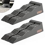 VonHaus Caravan Levelling Ramp Set – Heavy Duty Chocks/Blocks for Keeping Motorhome, Campervan, RV, Trailer, Caravan, Car, Van Secure – 3 Step Levels, Non-Skid, Strong & Durable, 2.5 Tonne Capacity