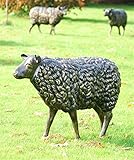 Black Country Metal Works Life Size Bronze Sheep Sculpture