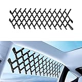 YPSQQHD Window Grill Vent Guard, Compatible with Jaguar S-TYPE X-TYPE XE XF, Anti-pet window jumping artifact car window guardrail, safety isolation,24 * 17.5cm