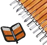 Woodworking Tool Set, 12PCS Woodworking Whittling Kit for Beginners (12)