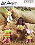 Lee Target Toys Knitting Pattern 8728 - Delia and Dinah Dolls, Mini Mouse, Dandy Duck.