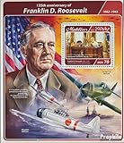 Prophila Collection Maldives miniature sheet 1048 (complete. issue.) unmounted mint/never hinged ** MNH 2017 Franklin D. Roosevelt (Stamps for collectors) Airplanes/Balloons/Zeppelins/Aviation