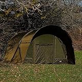 XL Bivvy Shelter Domed with Hood Super Sized 2 Man 5000mm Waterproof PVC Groundsheet Heavy Duty Carp Fishing