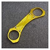 Nonuink For Kawasaki ZRX400 ZRX1100 Motorcycle CNC Balance Shock Front Fork Brace Bracket Stabilizer Motorcycle Cover Guard Protector (Color : 2)