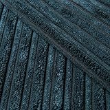 Black Jumbo Cord Upholstery and Crafts Material by the Metre, 59" Width.