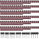 SIQUK 384 Pieces Drum Sander Set Including 360 Pieces Nail Sanding Band Sleeves and 24 Pieces Drum Mandrels for Dremel Rotary Tool