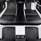 RHD Car Mats Full Set For Audi 2000-2025 With Logo/Pic -A1/A3/A4/A5/A6/A7/A8/Q2/Q3/Q4/Q5/Q7/Q8/S1-S8/SQ5/SQ7/RS3-RS7/R8/TT,iX Full Coverage,With Storage Bag -All-Weather Protection,Custom Fit