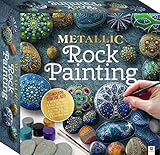 Hinkler - Metallic Rock Painting - Rock Painting Complete Starter Kit - Arts and Crafts for Everyone - Gift for Art Lovers - Includes Rocks, Metallic Paint and More [Paperback] Pty Ltd