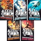 Alex Rider Mission Series by Anthony Horowitz: Stormbreaker, Point Blanc, Skeleton Key, Eagle Strike & Scorpia – Action-Packed Adventures for Young Readers (5-Book Set)