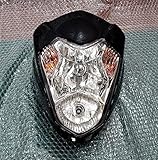 song store Black Street Fighter Headlight Fairing Motorcycle Universal Head Lamp
