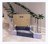 Wooden Pet Stopper, Dog Barrier Gate for Stairs, Dog Stopper for Stairs, very easy setup (Natural, 51cm x 75cm)