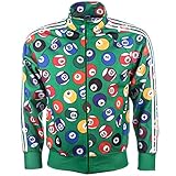 adidas Originals Mens Mens Jeremy Scott Billiard Track Top in Green - S
