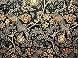 Oakmere Saffron Cotton Curtain Upholstery Quilting Fabric William Morris Style