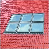 VELUX EKJ UK08 0021E Coupled Recessed Tile Flashing 100mm Gap 134x140cm