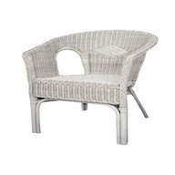 white wicker chair for sale