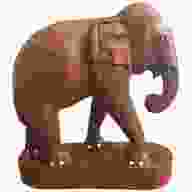 large wooden elephant for sale