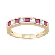 ruby eternity ring for sale
