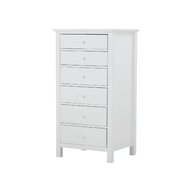 white tallboy drawer for sale