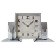 swiss art deco clock for sale