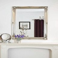 shabby chic silver mirror for sale