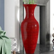 large red floor vase for sale