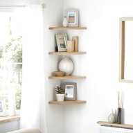 oak corner shelf for sale