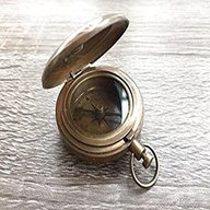vintage pocket compass for sale