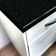 laminate kitchen worktops black for sale