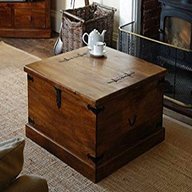 wooden coffee table trunk for sale