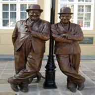 laurel hardy statues for sale