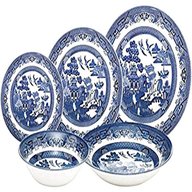 willow pattern dinner set for sale