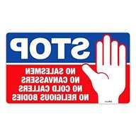 cold callers door signs for sale