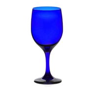 blue wine glasses for sale