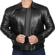 mens leather bomber jacket for sale