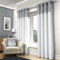 silver eyelet curtains for sale